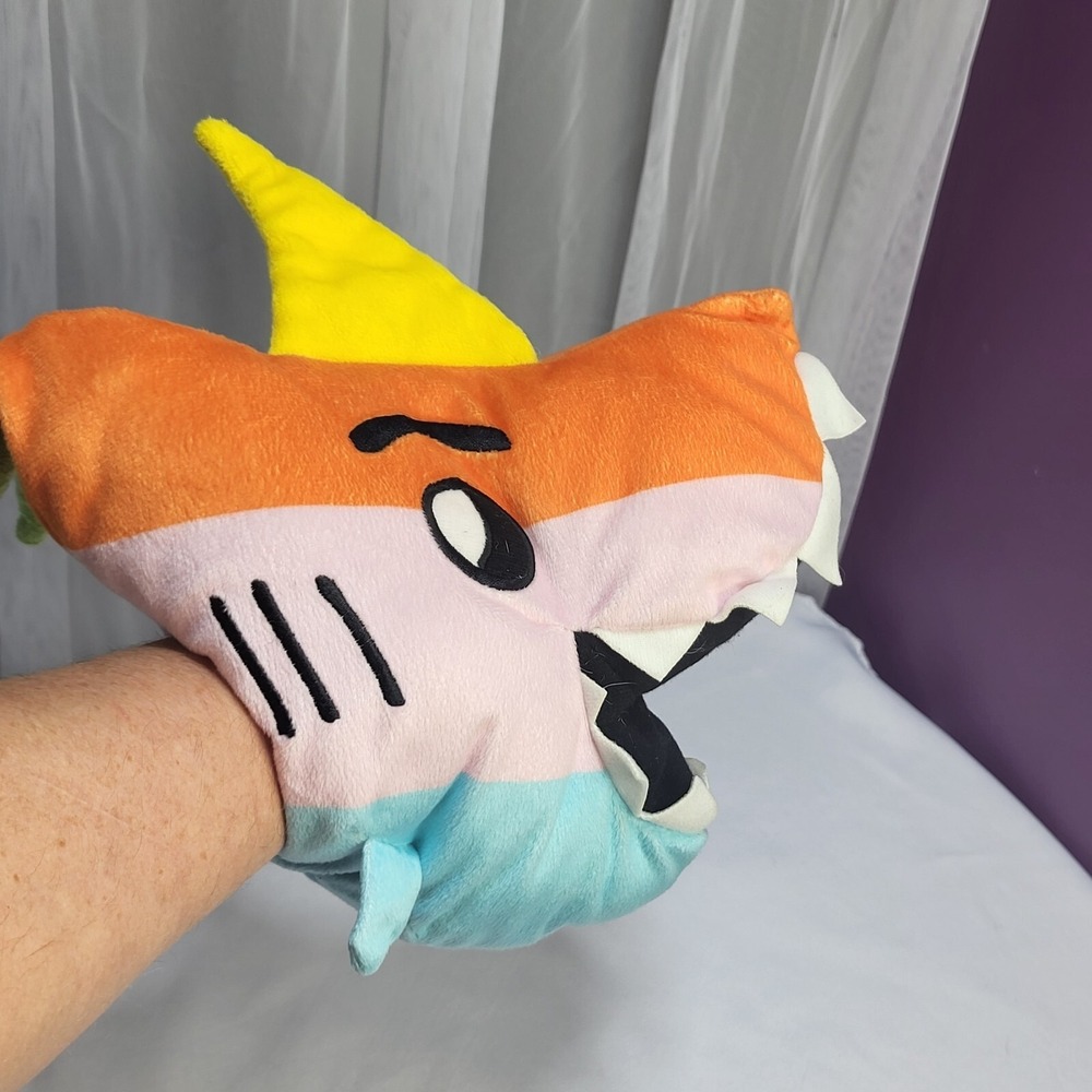 Ikea Sagoskatt Rainbow Shark‎ 9 Inch Plush Hand Puppet Golf Club Cover
